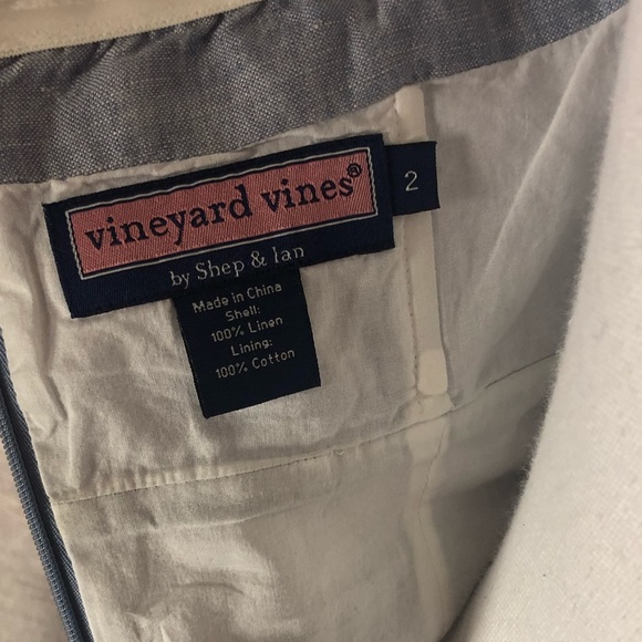 Vineyard Vines Detailed Strapless Light Blue Dress - Picture 6 of 6